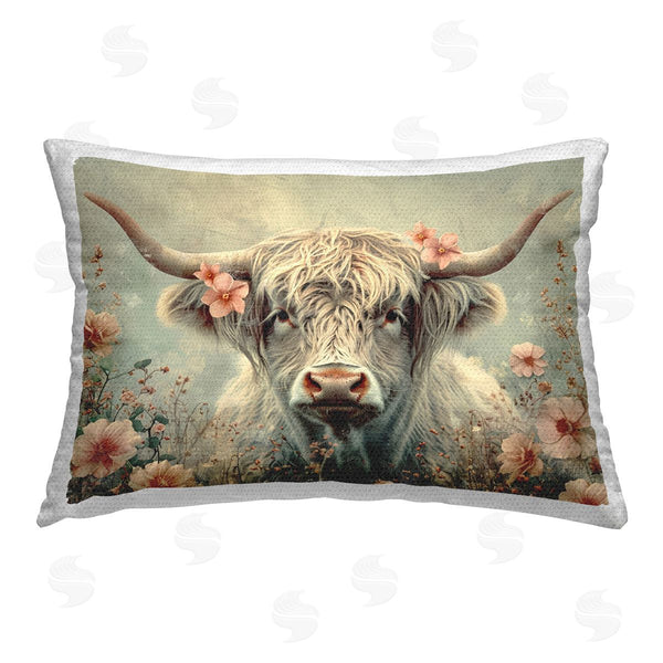 Stupell Industries LSR Design Studio | Cow With Cherry Blossoms