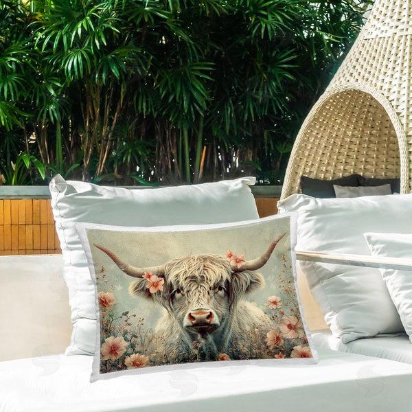 Stupell Industries LSR Design Studio | Cow With Cherry Blossoms