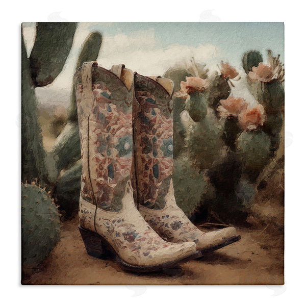stupell industries LSR Design Studio | Cowboy Boots & Cactus Wall Art