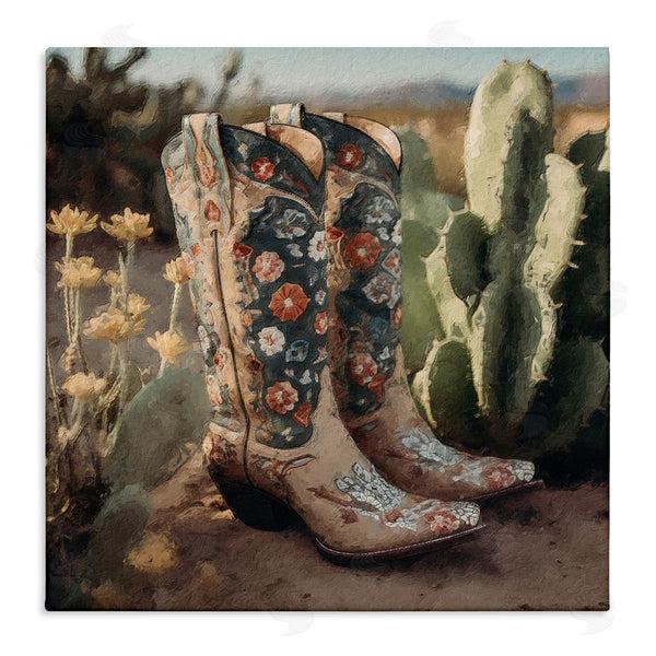 stupell industries LSR Design Studio | Cowgirl Boots Landscape Wall Art