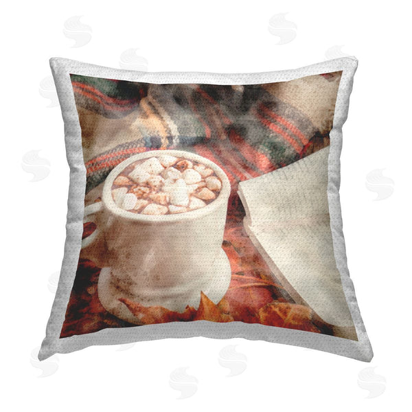 Stupell Industries LSR Design Studio | Cozy Autumn Cocoa Mug Printed Throw Pillow