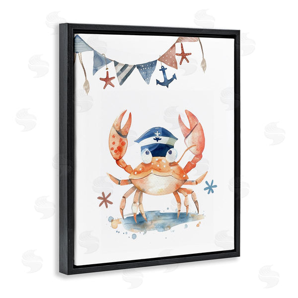 Stupell Industries LSR Design Studio | Crab In Sailor Hat