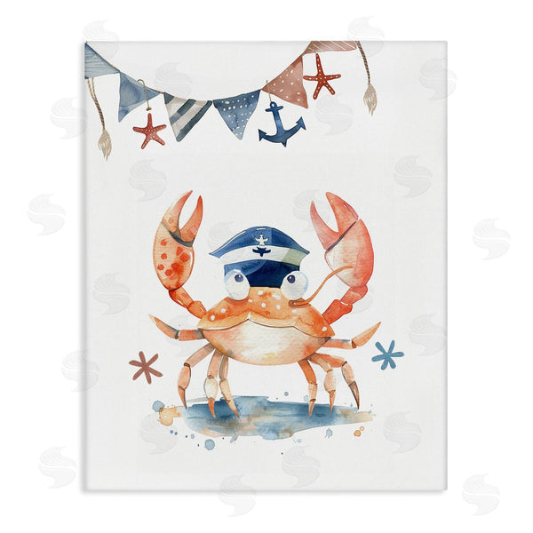 stupell industries LSR Design Studio | Crab in Sailor Hat