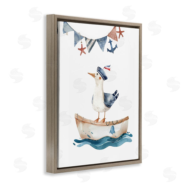 Stupell Industries LSR Design Studio | Cute Sailor Seagull
