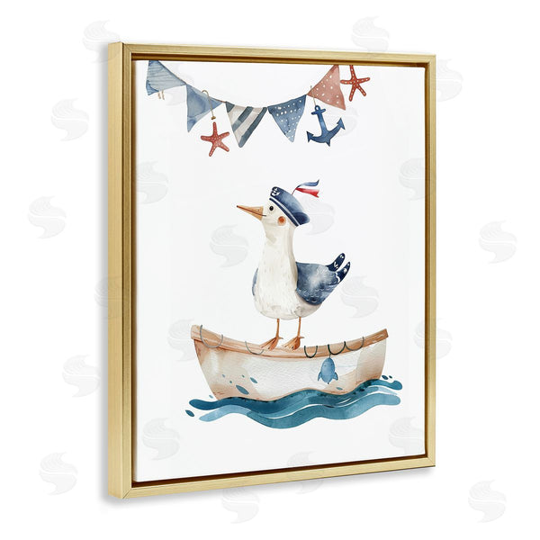 Stupell Industries LSR Design Studio | Cute Sailor Seagull