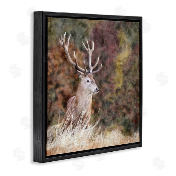 Stupell Industries LSR Design Studio | Deer In Forest Nature Wall Art
