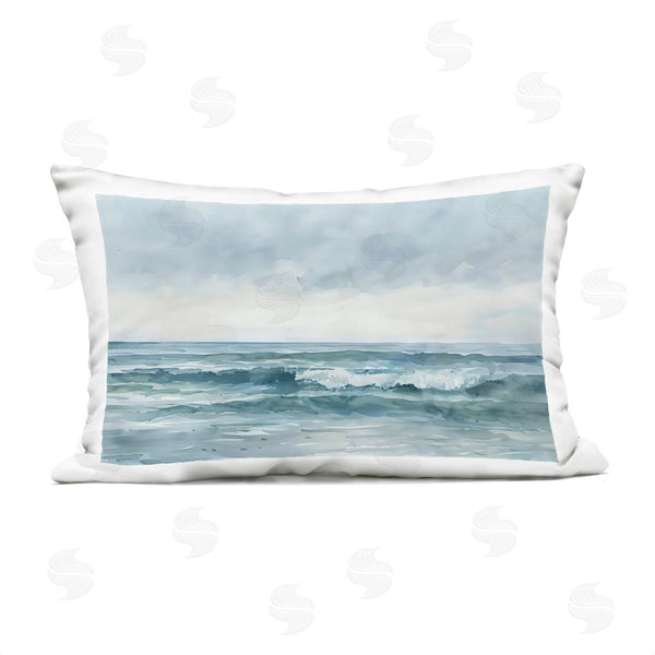 Stupell Industries LSR Design Studio | Dramatic Moody Shore Printed Throw Pillow