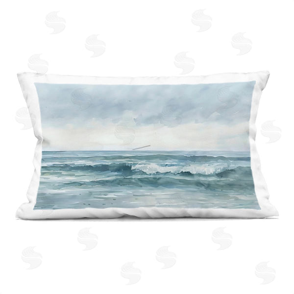 stupell industries LSR Design Studio | Dramatic Moody Shore Printed Throw Pillow