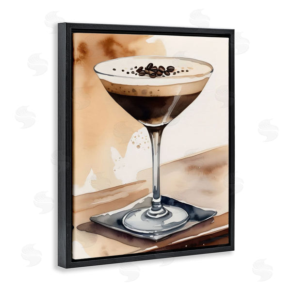 Stupell Industries LSR Design Studio | Espresso Martini Watercolor