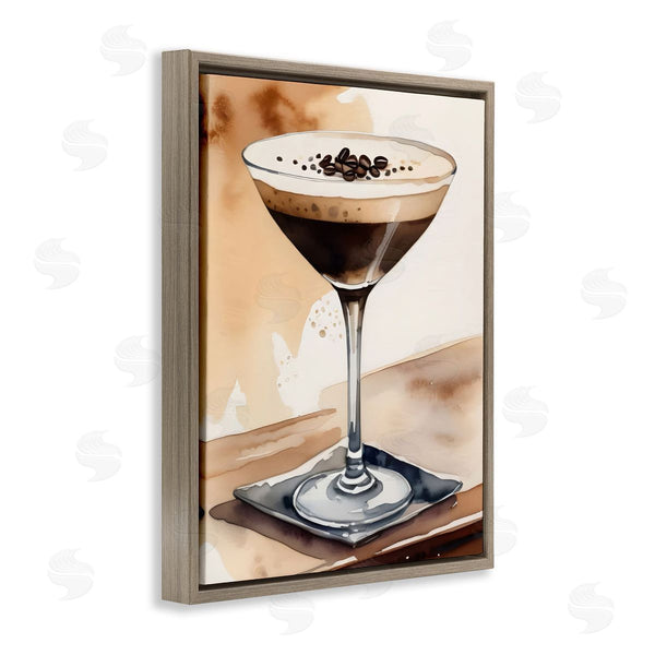Stupell Industries LSR Design Studio | Espresso Martini Watercolor
