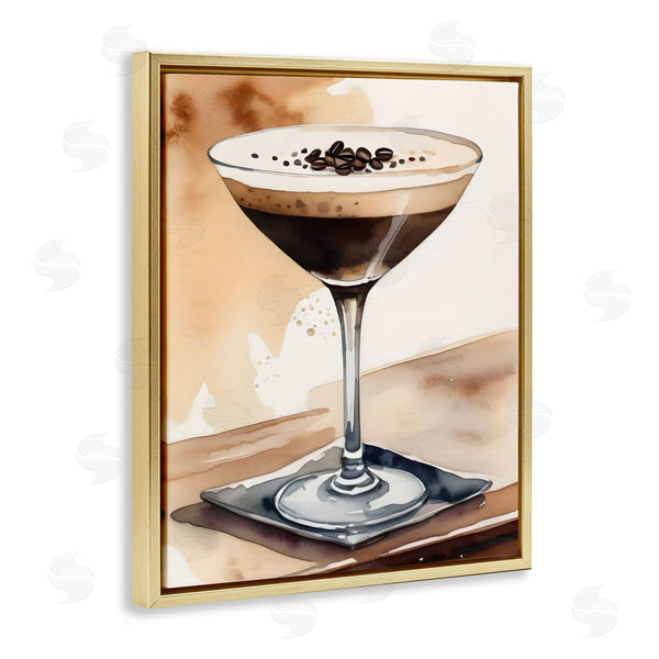 Stupell Industries LSR Design Studio | Espresso Martini Watercolor
