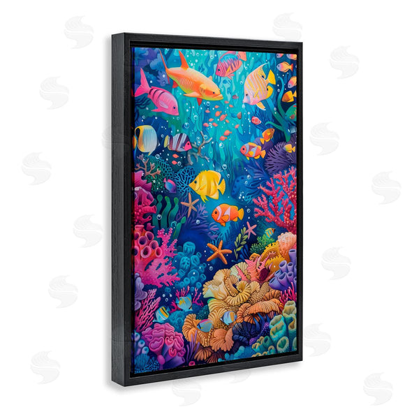 Stupell Industries LSR Design Studio | Exotic Tropic Life Fish