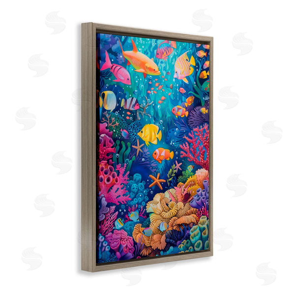 Stupell Industries LSR Design Studio | Exotic Tropic Life Fish