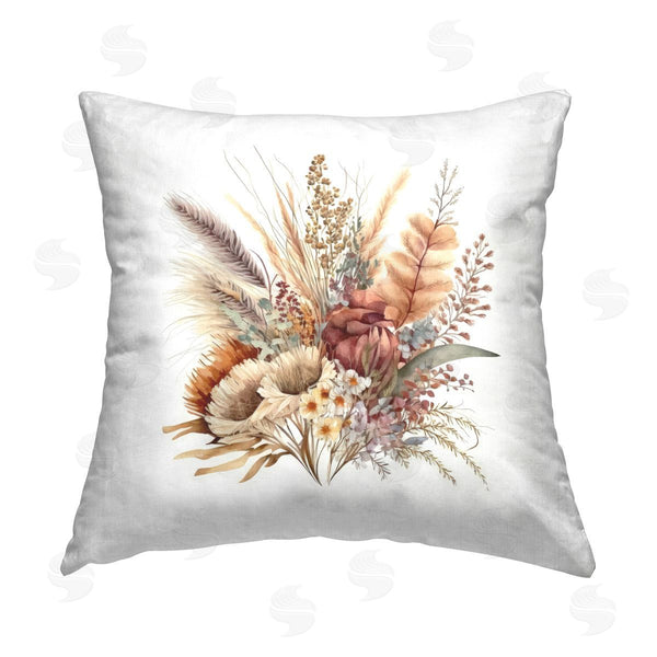 stupell industries LSR Design Studio | Fall Flower Arrangement Printed Throw Pillow