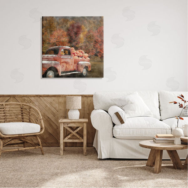 Stupell Industries LSR Design Studio | Fall Truck With Pumpkins Wall Art