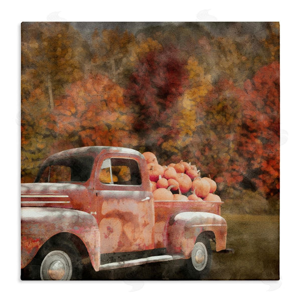 stupell industries LSR Design Studio | Fall Truck with Pumpkins Wall Art
