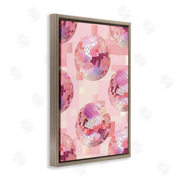 Stupell Industries LSR Design Studio | Feminine Pink Disco Balls