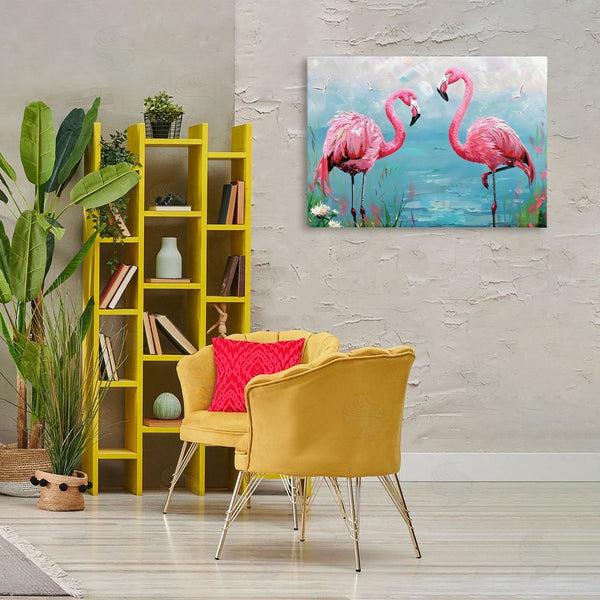Stupell Industries LSR Design Studio | Flamingo Lagoon Duo