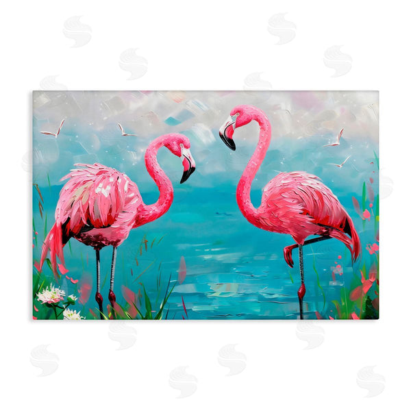stupell industries LSR Design Studio | Flamingo Lagoon Duo