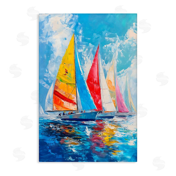 stupell industries LSR Design Studio | Fleet of Colorful Sails