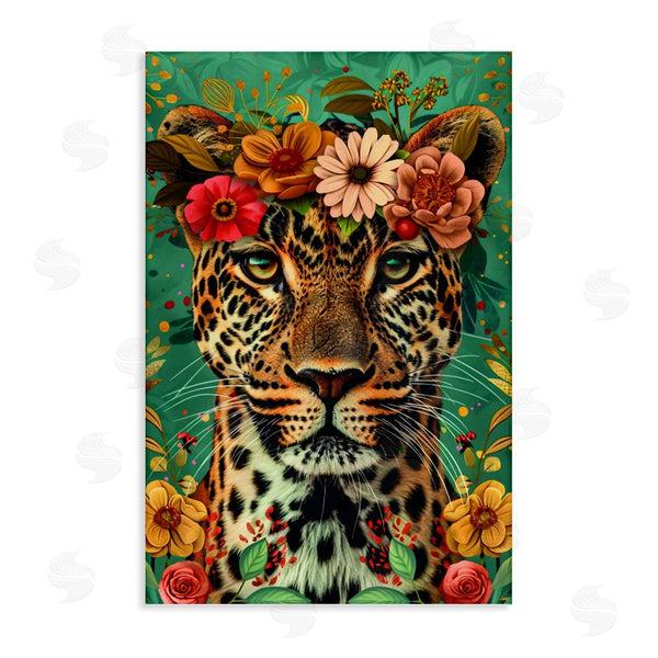 stupell industries LSR Design Studio | Floral Crowned Cheetah