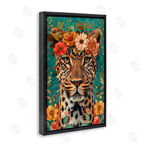 Stupell Industries LSR Design Studio | Flower Crowned Cheetah Wall Art