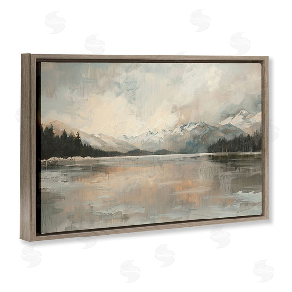 Stupell Industries LSR Design Studio | Frozen Lake Landscape