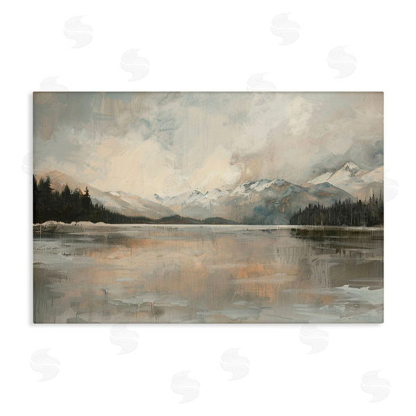 stupell industries LSR Design Studio | Frozen Lake Landscape