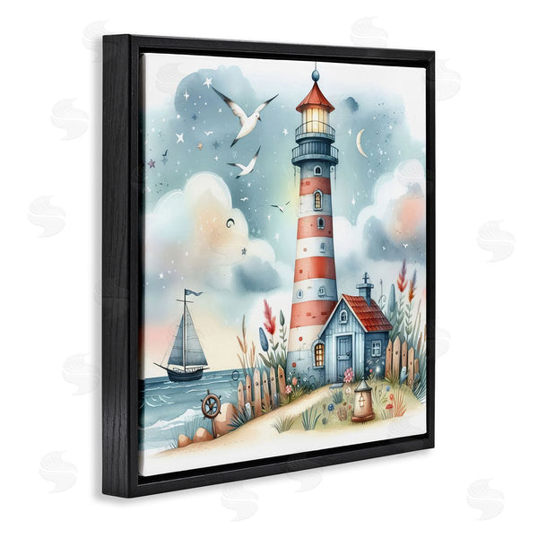 Stupell Industries LSR Design Studio | Fun Maritime Lighthouse