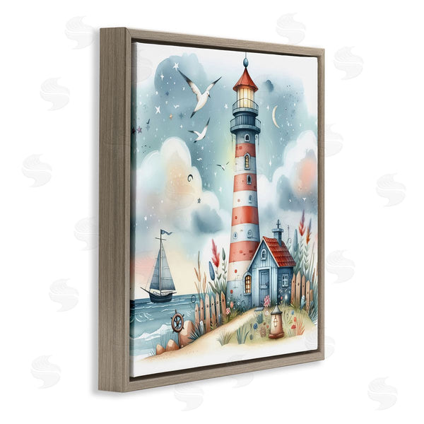 Stupell Industries LSR Design Studio | Fun Maritime Lighthouse