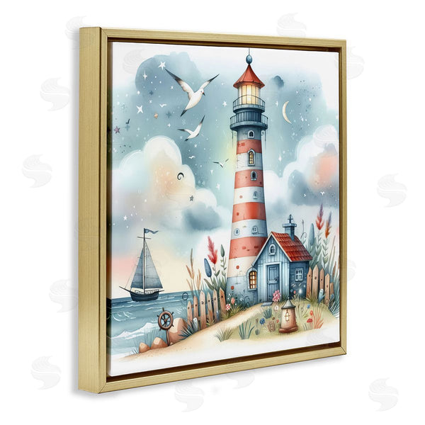 Stupell Industries LSR Design Studio | Fun Maritime Lighthouse