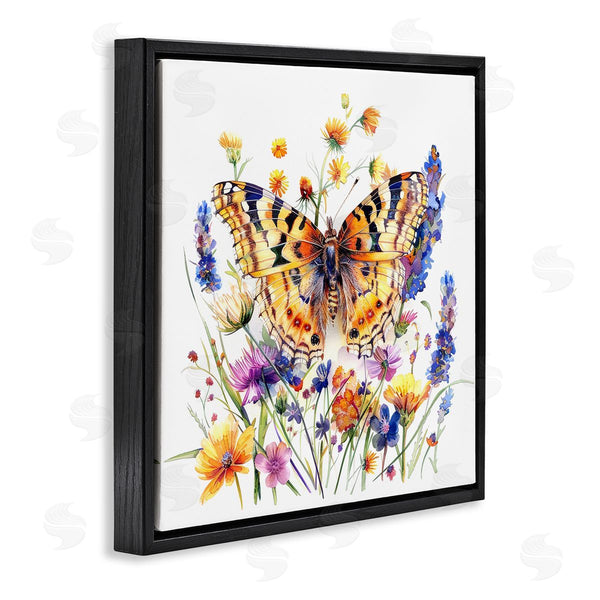 Stupell Industries LSR Design Studio | Garden Flowers & Butterfly