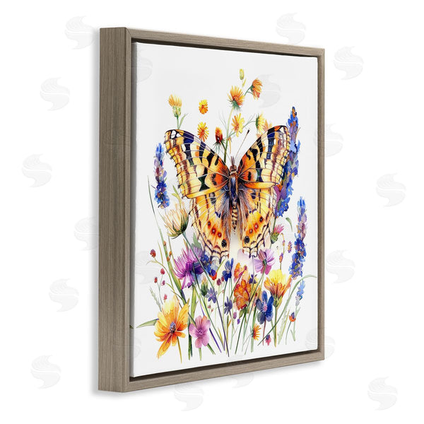 Stupell Industries LSR Design Studio | Garden Flowers & Butterfly