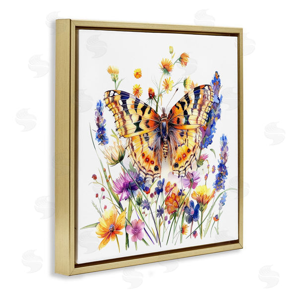 Stupell Industries LSR Design Studio | Garden Flowers & Butterfly