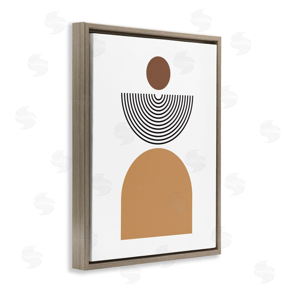 Stupell Industries LSR Design Studio | Geometric Shapes On White Wall Art