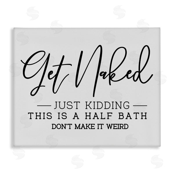 stupell industries LSR Design Studio | Get Naked Funny Bathroom