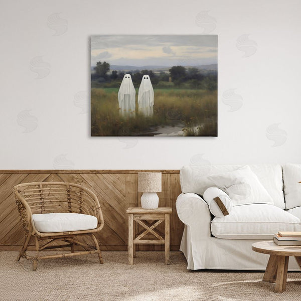 Stupell Industries LSR Design Studio | Ghost Duo In Field Wall Art