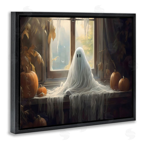 Stupell Industries LSR Design Studio | Ghost Sitting In Window Wall Art