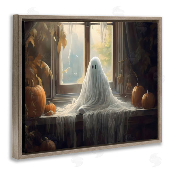 Stupell Industries LSR Design Studio | Ghost Sitting In Window Wall Art