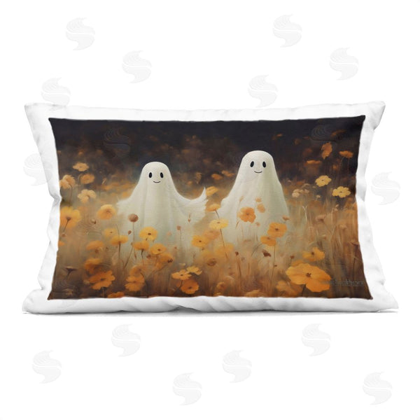 stupell industries LSR Design Studio | Ghosts in Poppy Field Printed Throw Pillow