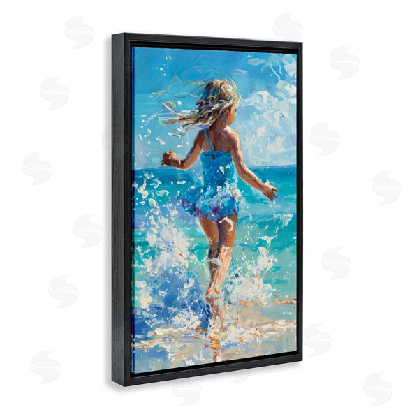 Stupell Industries LSR Design Studio | Girl Splashing On Shore
