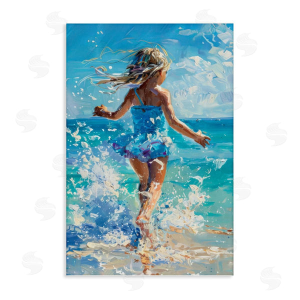 stupell industries LSR Design Studio | Girl Splashing on Shore