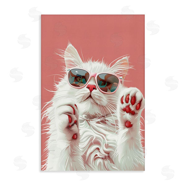stupell industries LSR Design Studio | Glam Cat with Sunglasses