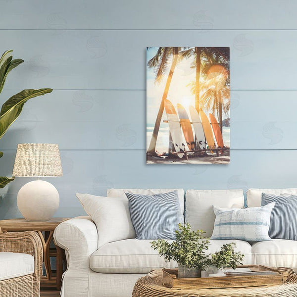 Stupell Industries LSR Design Studio | Glowing Bokeh Sunshine Surf