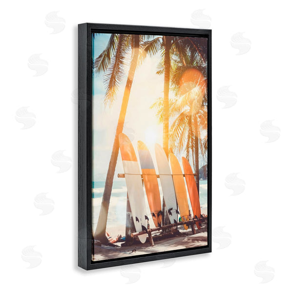 Stupell Industries LSR Design Studio | Glowing Bokeh Sunshine Surf