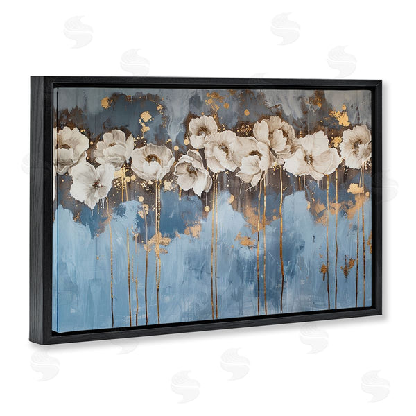 Stupell Industries LSR Design Studio | Gold Drip Peonies