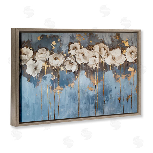 Stupell Industries LSR Design Studio | Gold Drip Peonies