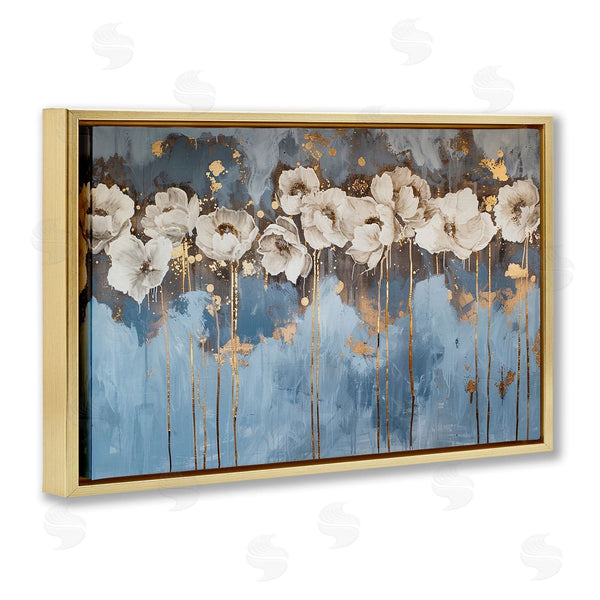 Stupell Industries LSR Design Studio | Gold Drip Peonies