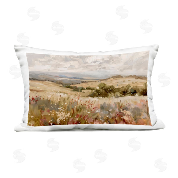 Stupell Industries LSR Design Studio | Golden Hour Hill Landscape Printed Throw Pillow