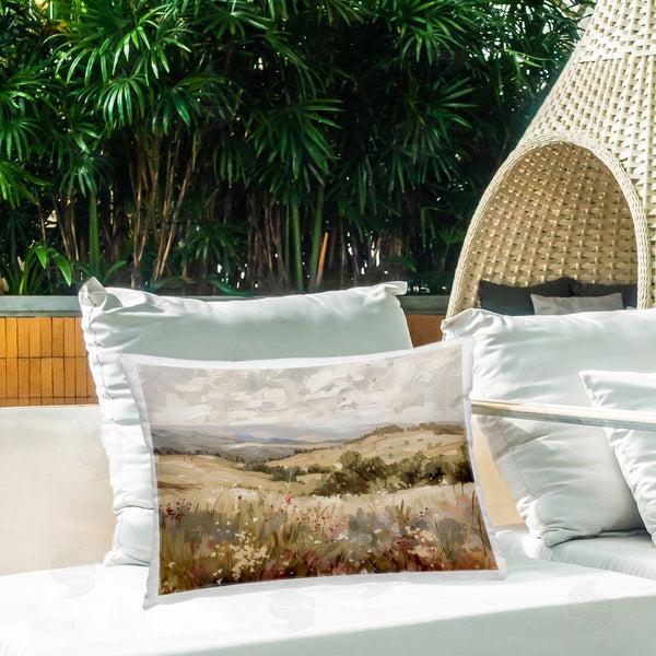 Stupell Industries LSR Design Studio | Golden Hour Hill Landscape Printed Throw Pillow